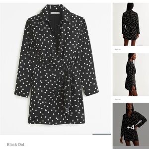 Abercrombie & Fitch - Long-Sleeve Wrap Shirt Dress: Size (XS) - BRAND NEW